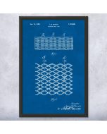 Expanded Metal Patent Framed Print