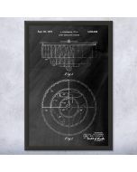 Chandelier Patent Framed Print