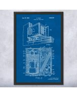 Window AC Unit Patent Framed Print