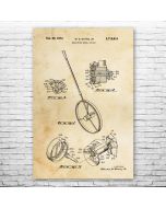 Measuring Wheel Patent Print Poster