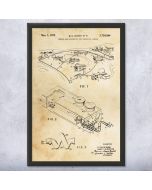 Sewer System Patent Framed Print