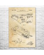 Sewer System Patent Print Poster