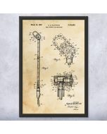 Pole Chainsaw Patent Framed Print