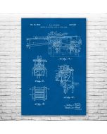 Bread Wrapping Machine Patent Print Poster