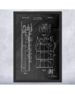 Elevator Door Patent Framed Print
