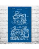 Dry Cleaning Machine Patent Print Poster