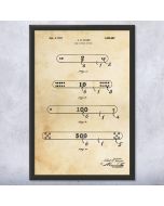 Mahjong Scoring Sticks Patent Framed Print