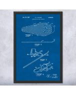 Snow Shoe Patent Framed Print