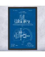 Edison Telegraph Patent Framed Print
