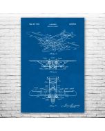 Sea Plane Patent Print Poster