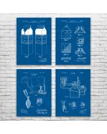 Milk Patent Prints Set of 4