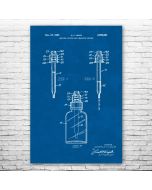 Medical Dropper Patent Print Poster