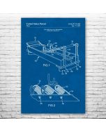 Pilates Machine Patent Print Poster