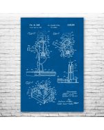 Rock Em Sock Em Robots Patent Print Poster