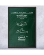 911 Sports Car Patent Framed Print