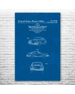 911 Sports Car Patent Print Poster