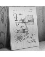 Beer Tap Patent Canvas Print